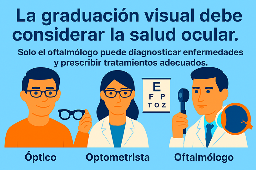 Oftalmólogo, óptico y optometrista: ¿en qué se diferencian y por qué importa?